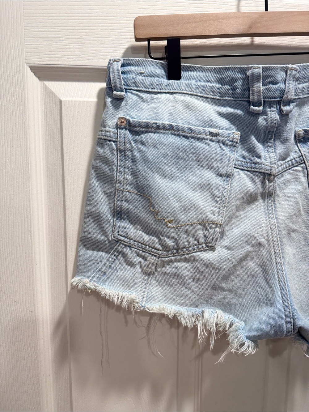 Free People We The Free Now or Never Denim Shorts-Size 30-Color: Well Worn - Picture 7 of 10